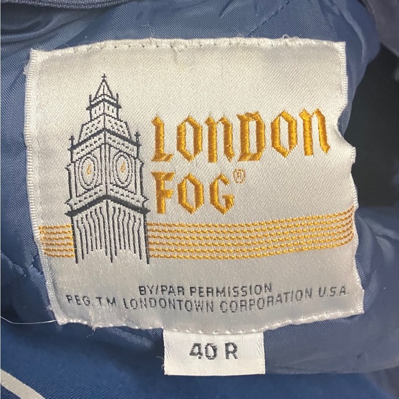 London Fog // Vintage // 1980s // Coat // Removable Fur Collar // 40R - Picture 5 of 5